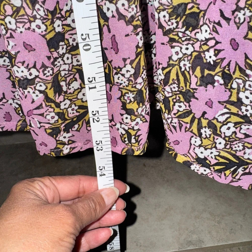 Lost + Wander Lovestoned Maxi Dress Women's Floral Tiered Lined Dress Size Small - Picture 13 of 14